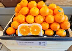 Nice bright Orri clementines were available from Israel.